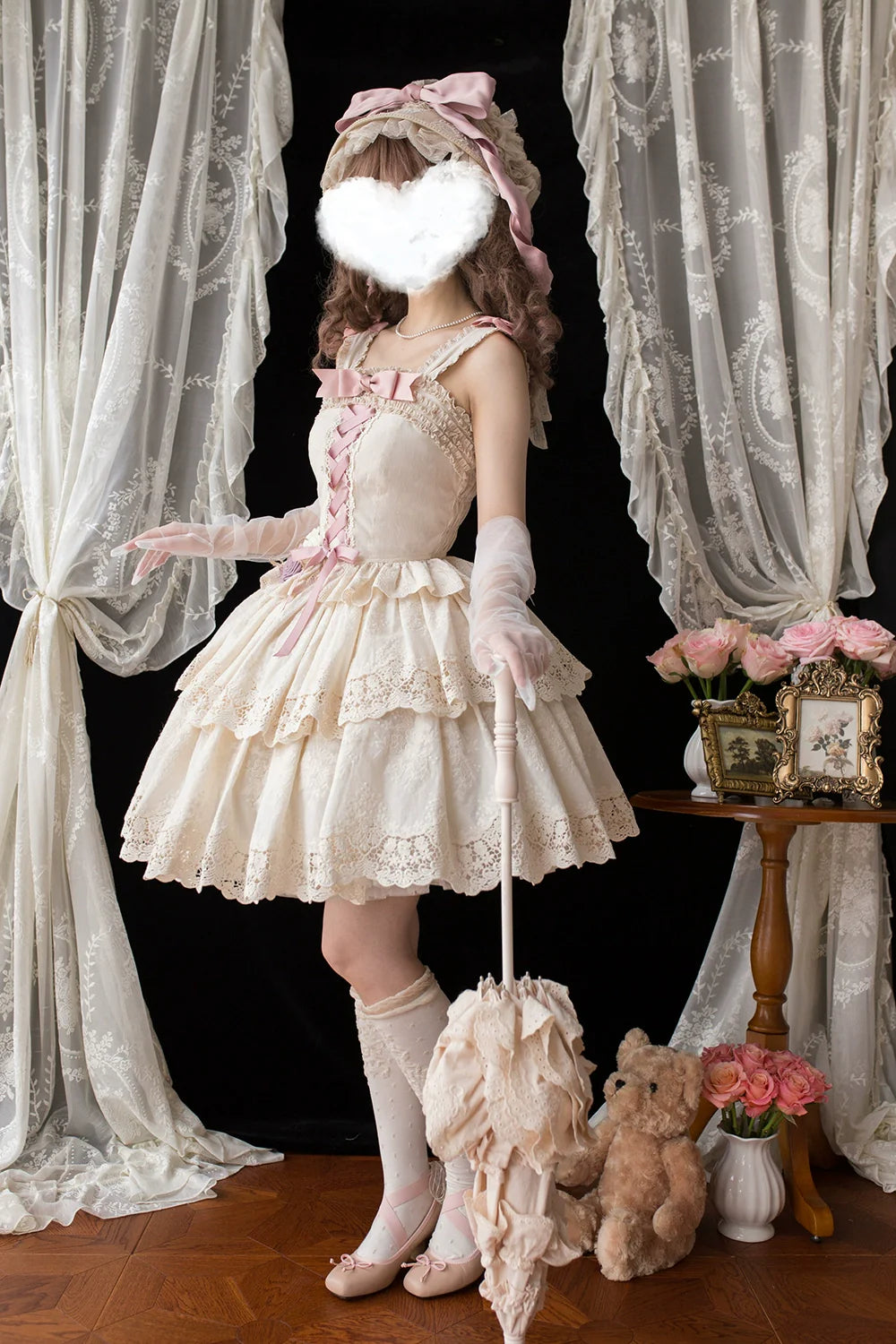 Miss Point~Forest Waltz~Classic Lolita Tiered Skirt Multi-layer Embroidered SK