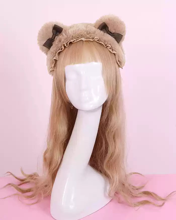 To Alice~Dear Dolls~Sweet Lolita Salopette Bear Print Dress