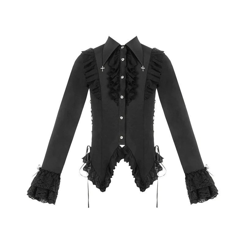 With PUJI~Ming Stationery~Gothic Lolita Bustier Dress and Shawl Set Lolita Blouse