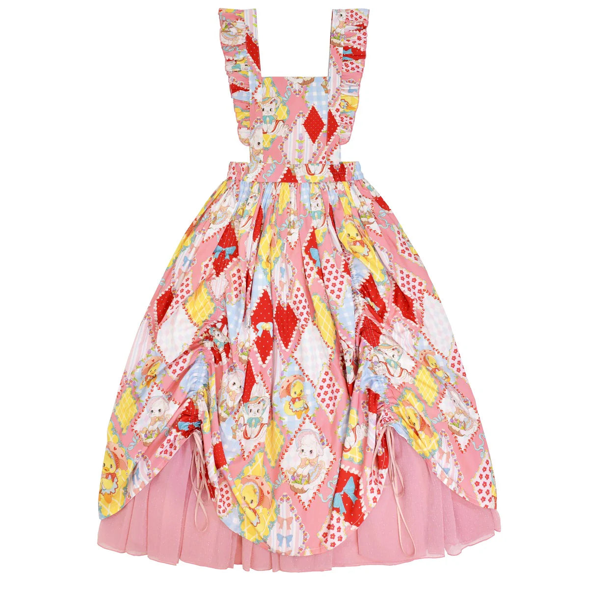 Southern Cross~Showa Kaleidoscope~Sweet Lolita OP SK and JSK with Rabbit Print