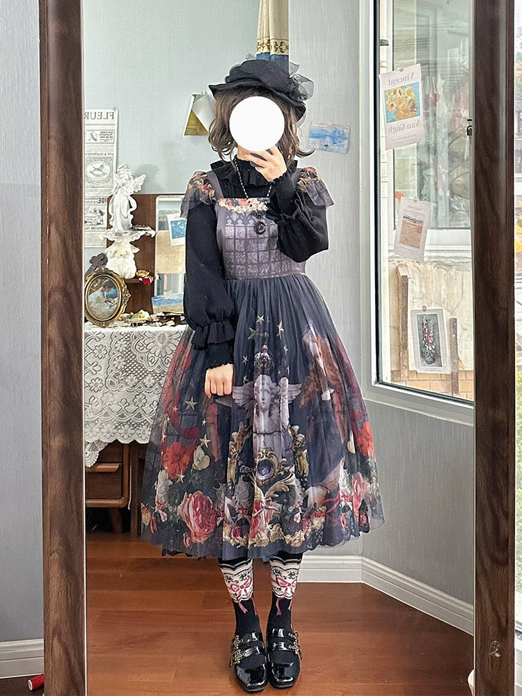 Forest Fluorescent Carps~Sweet Lolita Sweater Autumn and Winter Lolita Inner Wear