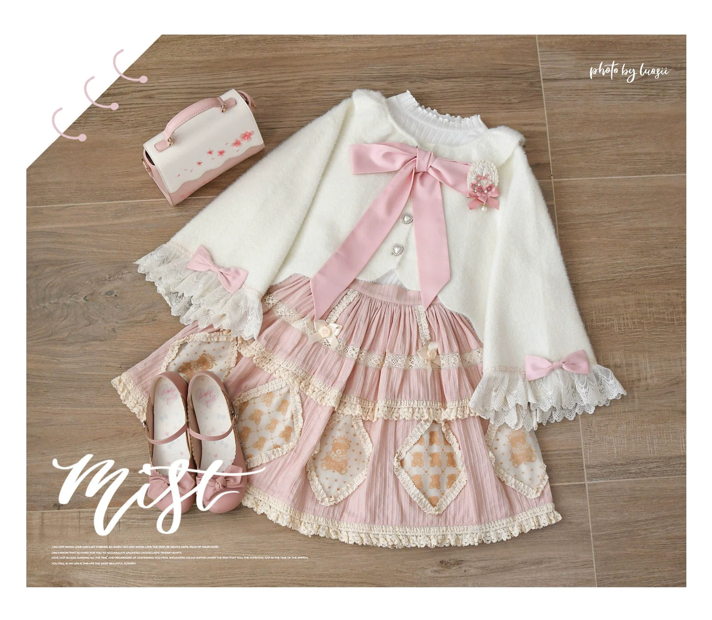 MIST~Qian's Letter~Sweet Lolita Sweater Winter Cardigan Coat