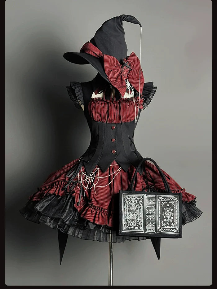 Alice Girl~Lolita Potion~Gothic Lolita Handbag Embroidered Lolita Black Bag