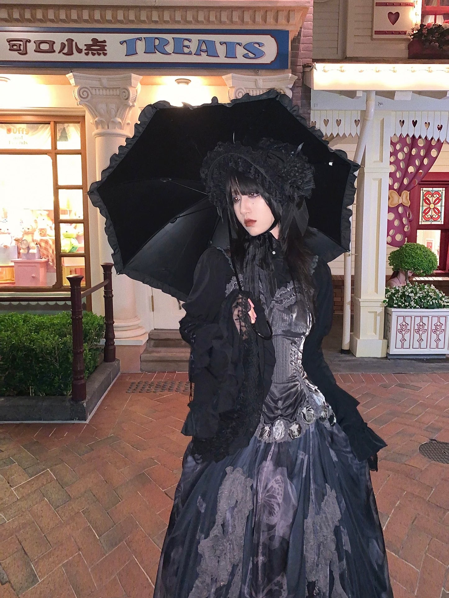 Honey Princess~Handmade Gothic Lolita BNT Halloween Lolita Hat