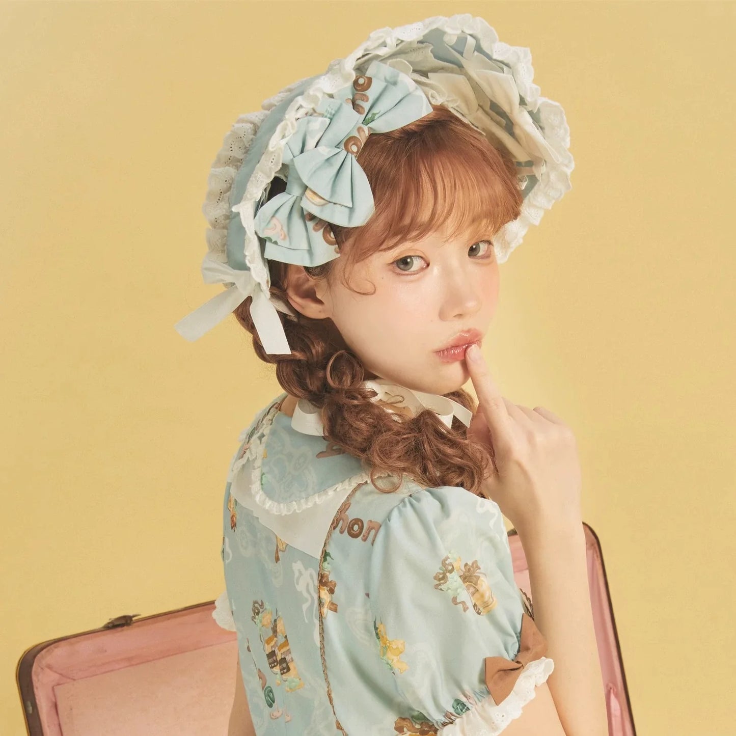 Babyblue~Bear Honey~Sweet Lolita Accessory Gingerbread Man Design