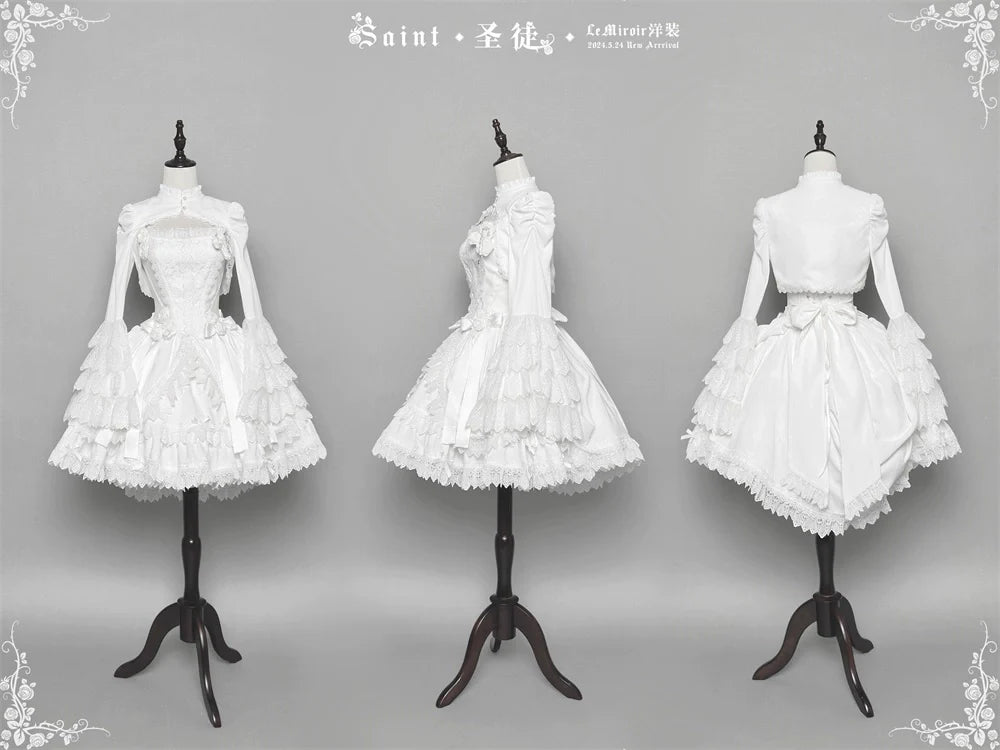 LeMiroir~Saint~Gothic Lolita Bolero Skirt Mermaid Dress Corset