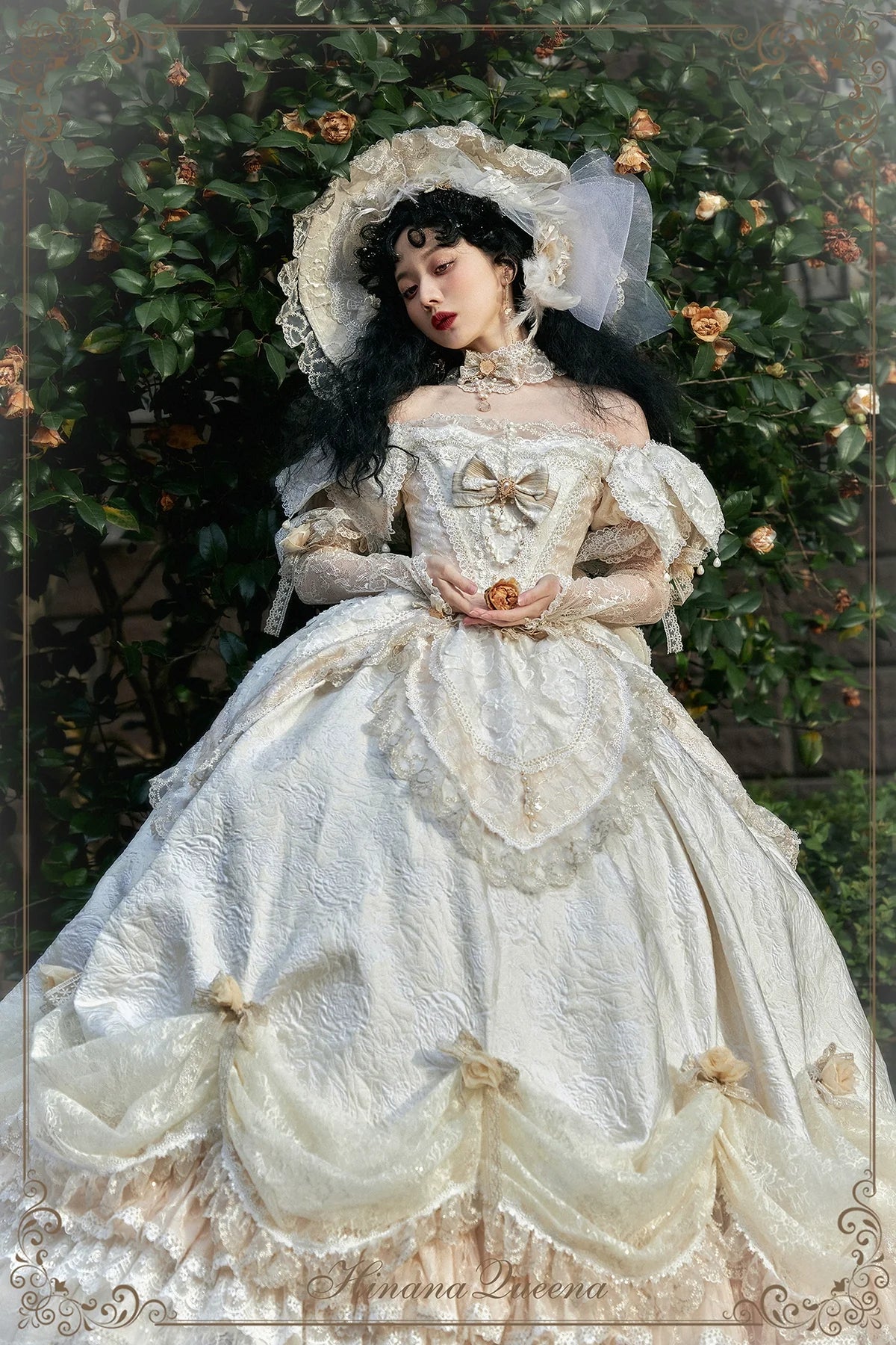 Hinana Queena~With Belle~Bridal Wedding Lolita OP Dress Available for Custom Size
