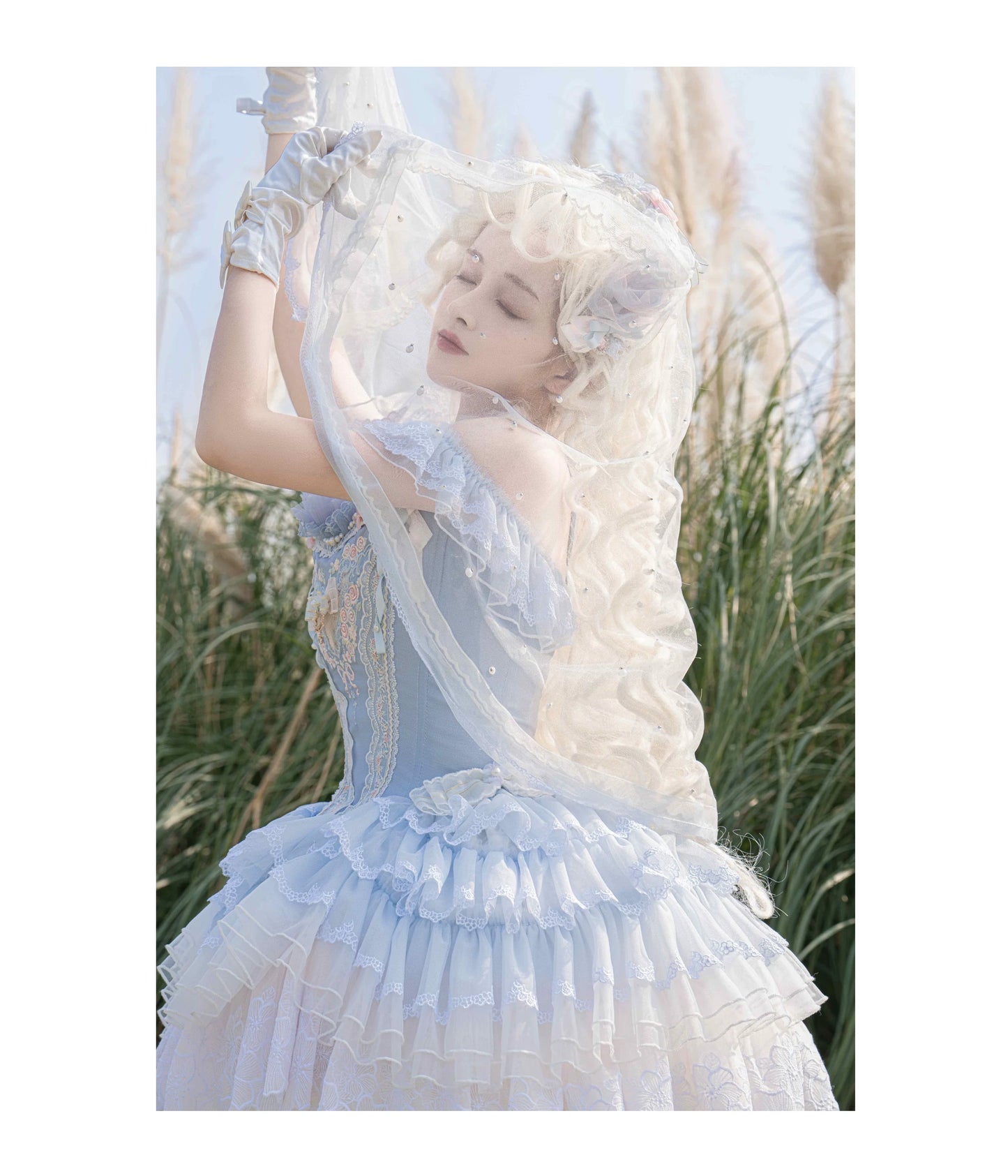(BFM)Garden Cat~Dreamy Dance Gorgeous Lolita JSK and SK