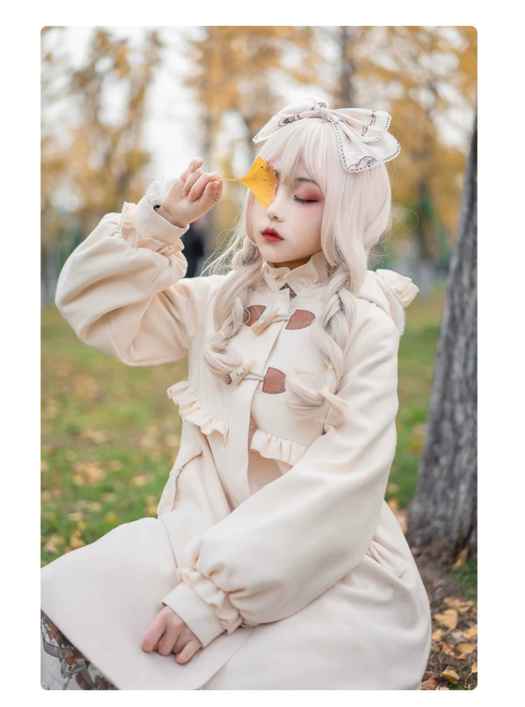 Fairy Cat~Sweet Lolita Coat Autumn and Winter Lolita Outwear