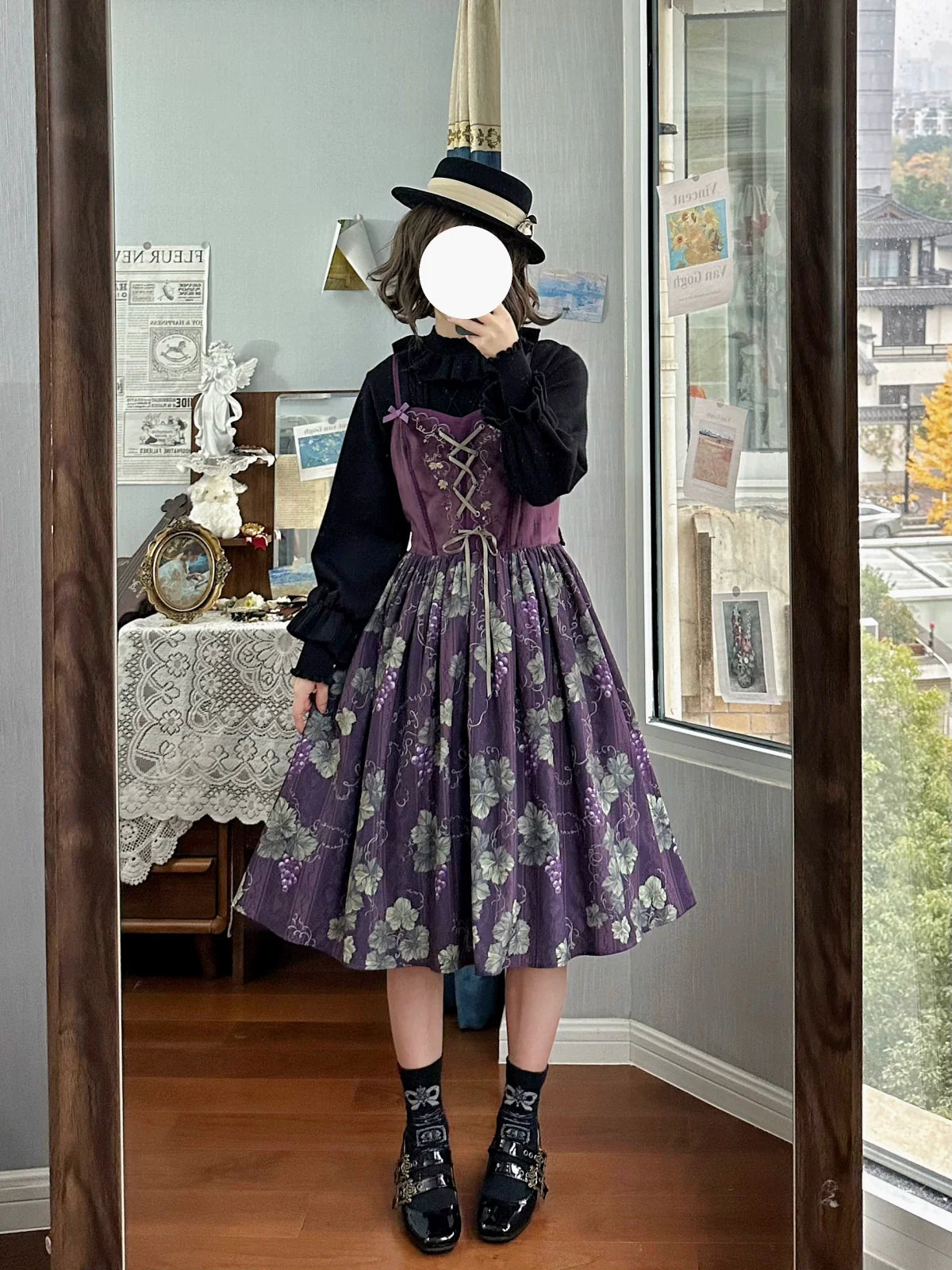 Forest Fluorescent Carps~Sweet Lolita Sweater Autumn and Winter Lolita Inner Wear