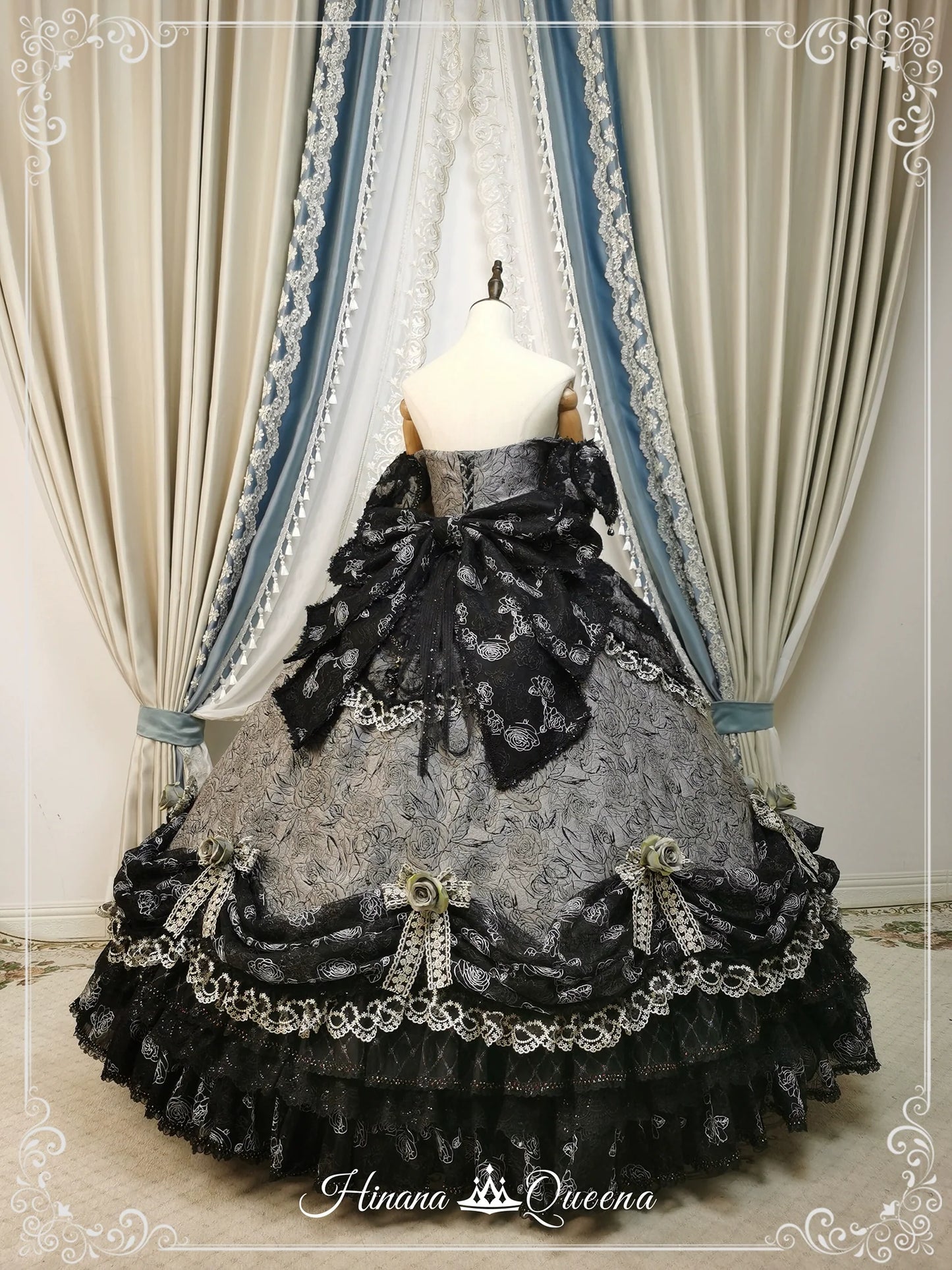 Hinana Queena~With Belle~Bridal Wedding Lolita OP Dress Available for Custom Size