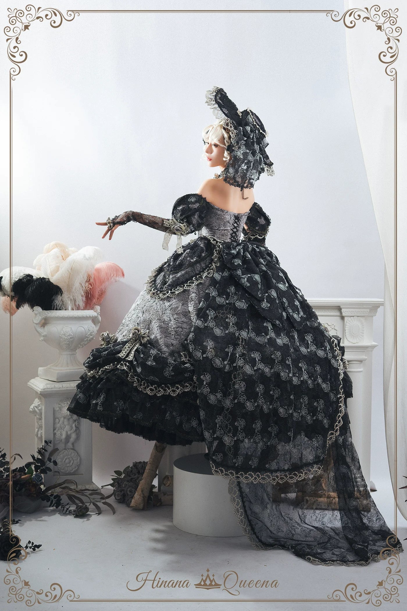 Hinana Queena~With Belle~Bridal Wedding Lolita OP Dress Available for Custom Size