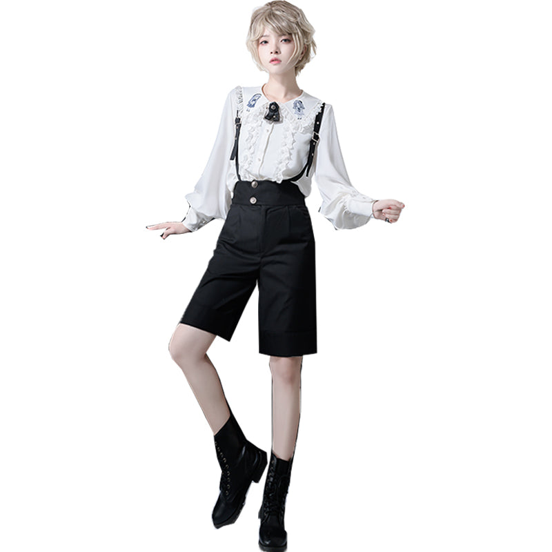CastleToo~Corroding the Heart~Kodona Fashion Brolita Ouji Prince Shirt Suspenders