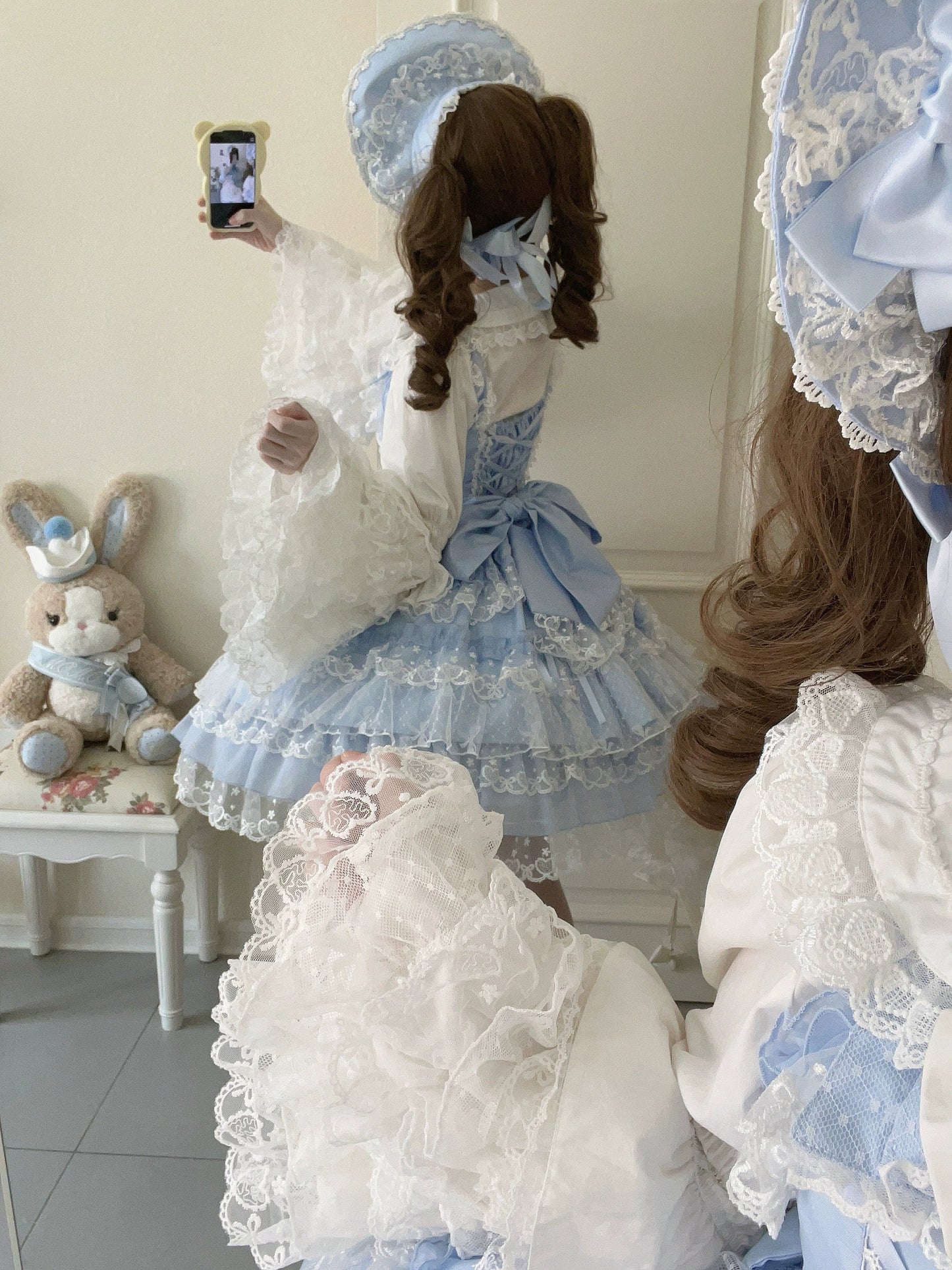Sugar Girl~Love Overture~Sweet Lolita JSK Suit Tiered Ruffles Dress