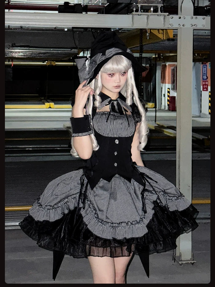 Alice Girl~Lolita Potion~Gothic Lolita JSK Halloween Sleeveless Lolita Dress