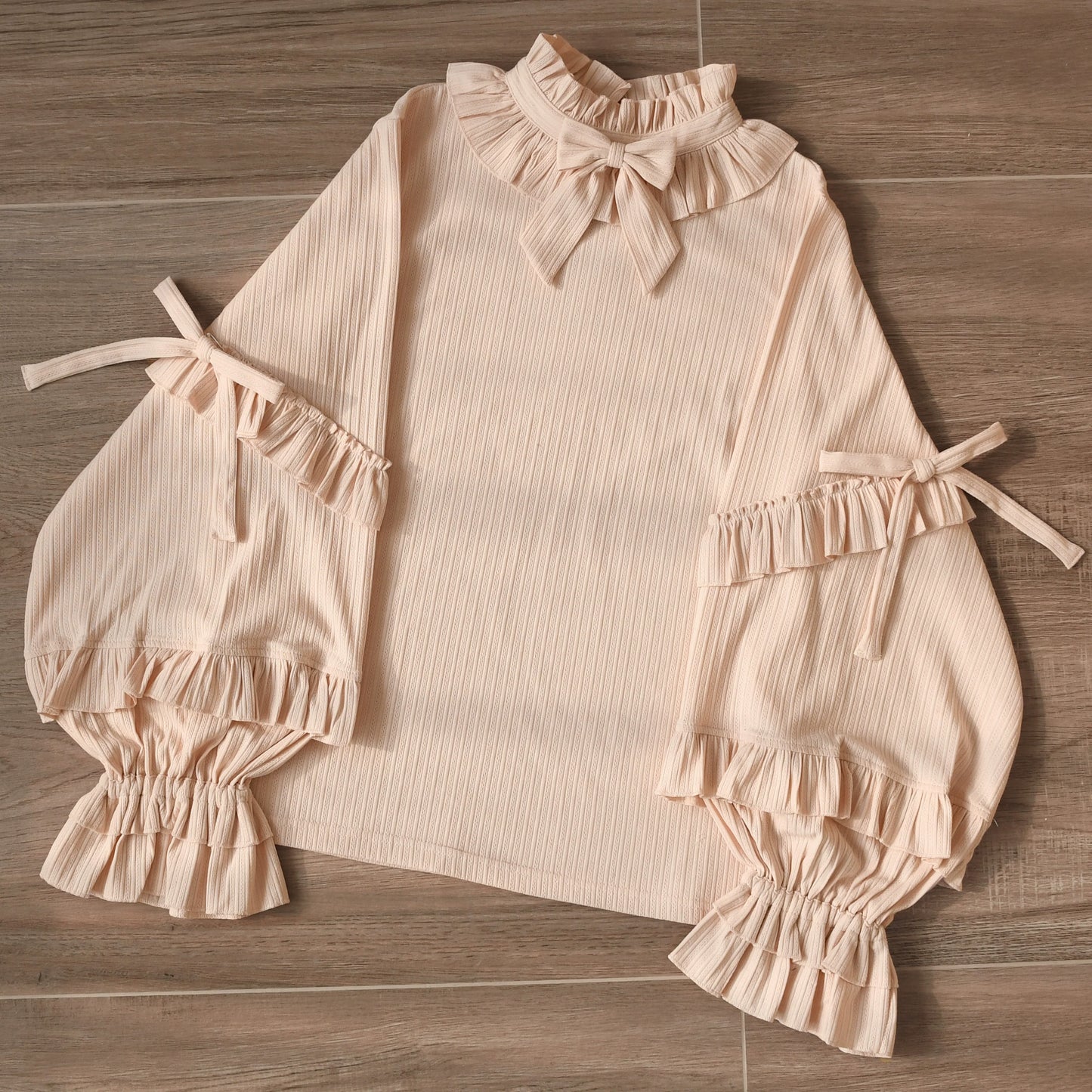 MIST~First Snow~Sweet Lolita Sweater Winter Puff Sleeve Knitting Innerwear