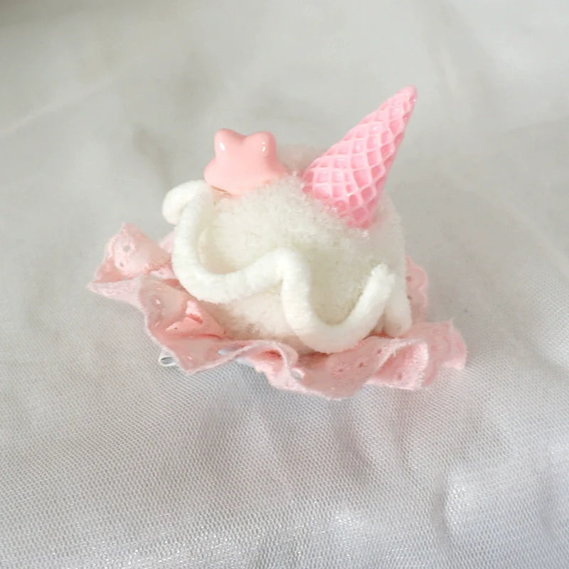 MaoJiang Handmade~Sweet Lolita Headdress Ice Cream Cone Hair Clip