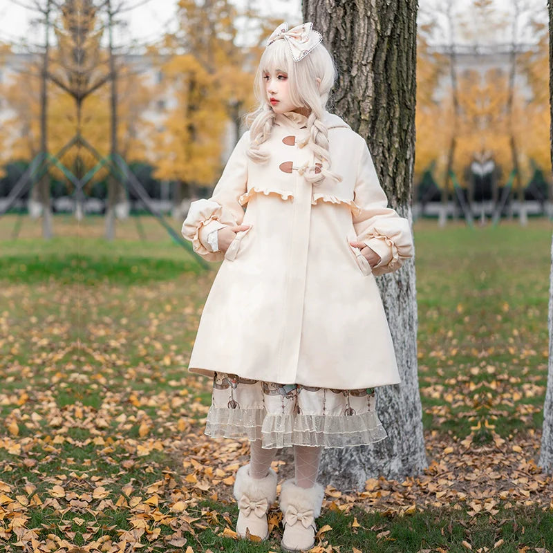 Fairy Cat~Sweet Lolita Coat Autumn and Winter Lolita Outwear