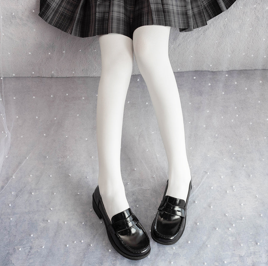 Yidhra~120D Daily Lolita Solid Color Velvet Spring Leggings
