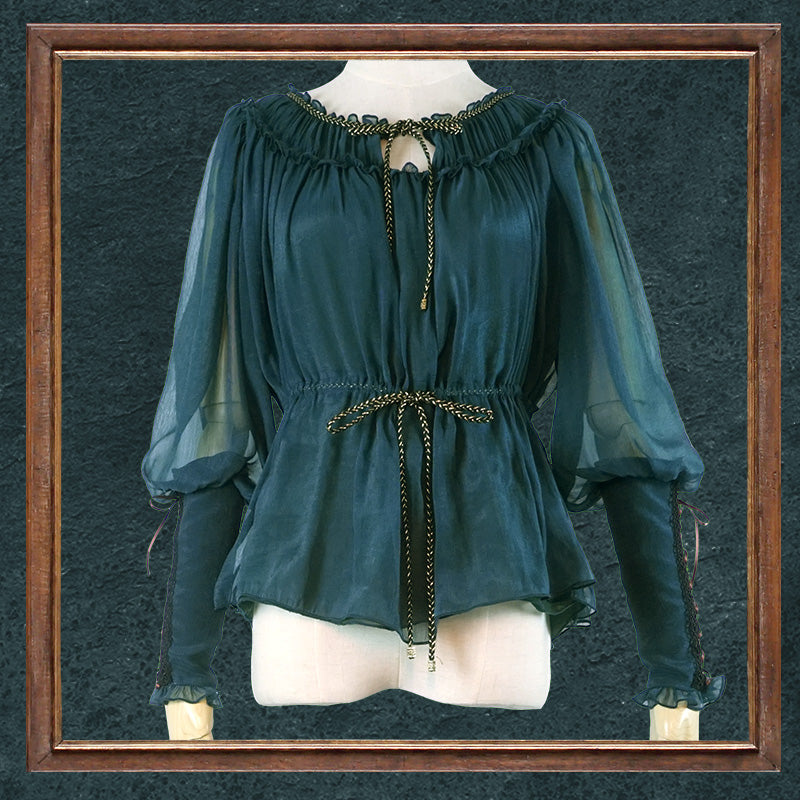 (BFM)FunCcino~Ragnarok~Nordic Lamb Leg Sleeves Lolita Blouse