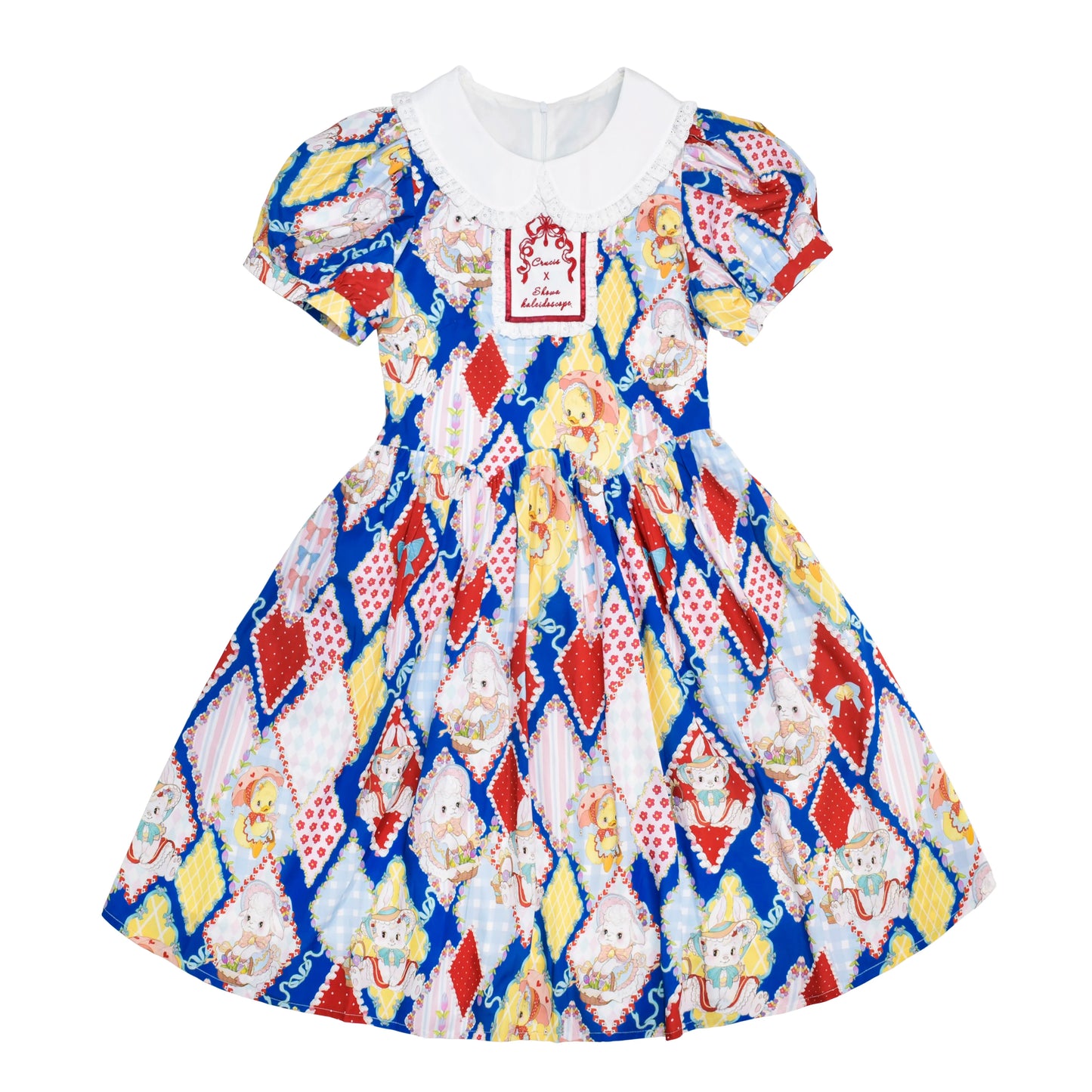 Southern Cross~Showa Kaleidoscope~Sweet Lolita OP SK and JSK with Rabbit Print