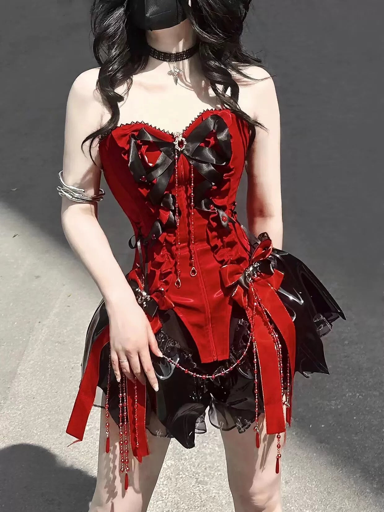 Signorina~Daydreamer~Gothic Lolita Shorts Set Lolita Fishbone Corset