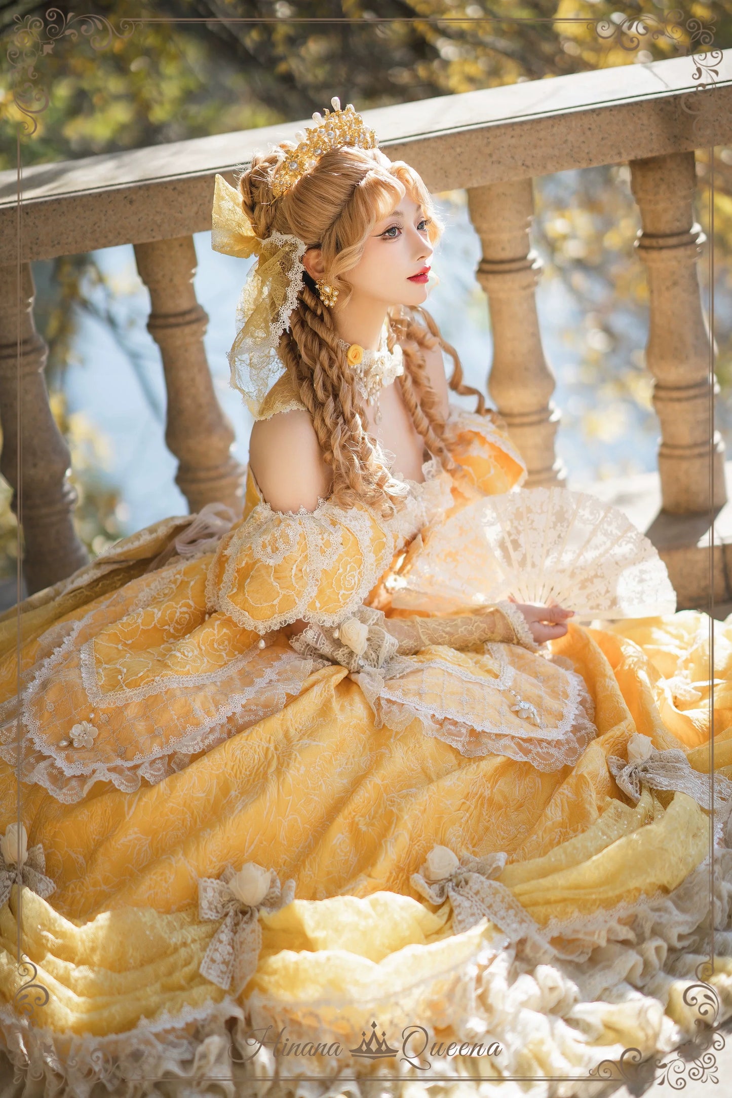 Hinana Queena~With Belle~Bridal Wedding Lolita OP Dress Available for Custom Size