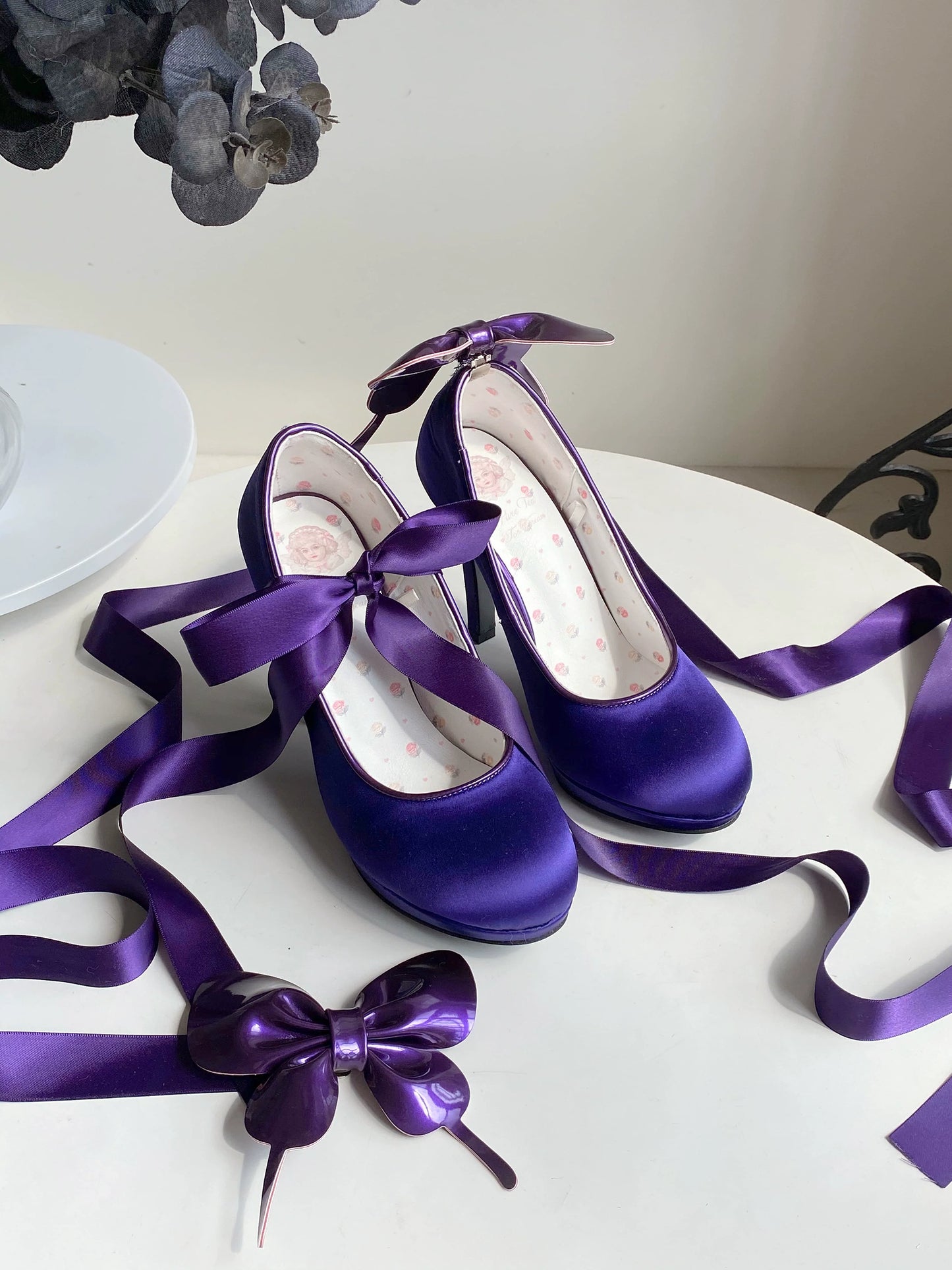Pure Tea For Dream~Butterfly Specimen~Ballet Style Lolita Shoes Elegant Platform Lolita Heels