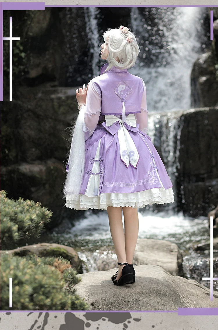 OCELOT~Qi Lolita JSK Suit Chinese Taoism Lolita Dress Set