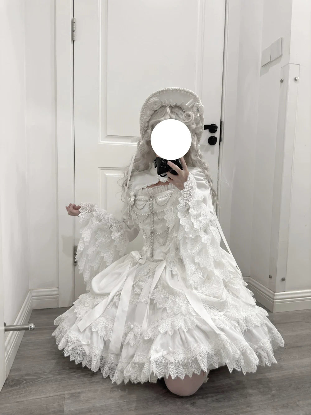 LeMiroir~Saint~Gothic Lolita Bolero Skirt Mermaid Dress Corset