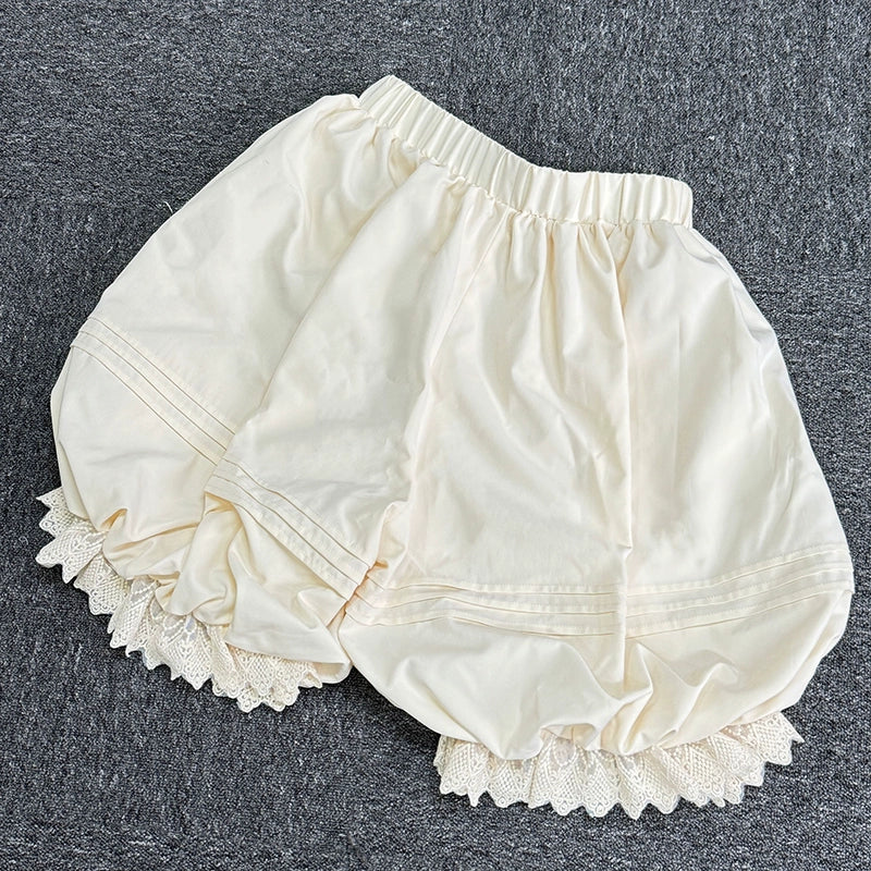LizBird~Reincarnated Clock~Vintage Lolita OP Dress Set Lolita Bloomers
