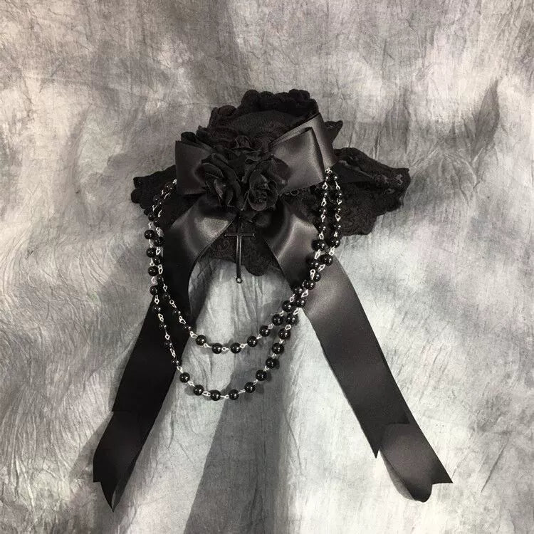 Day Dream~Gothic Lolita Top Hat Lolita Tea Party Halloween Hair Accessory