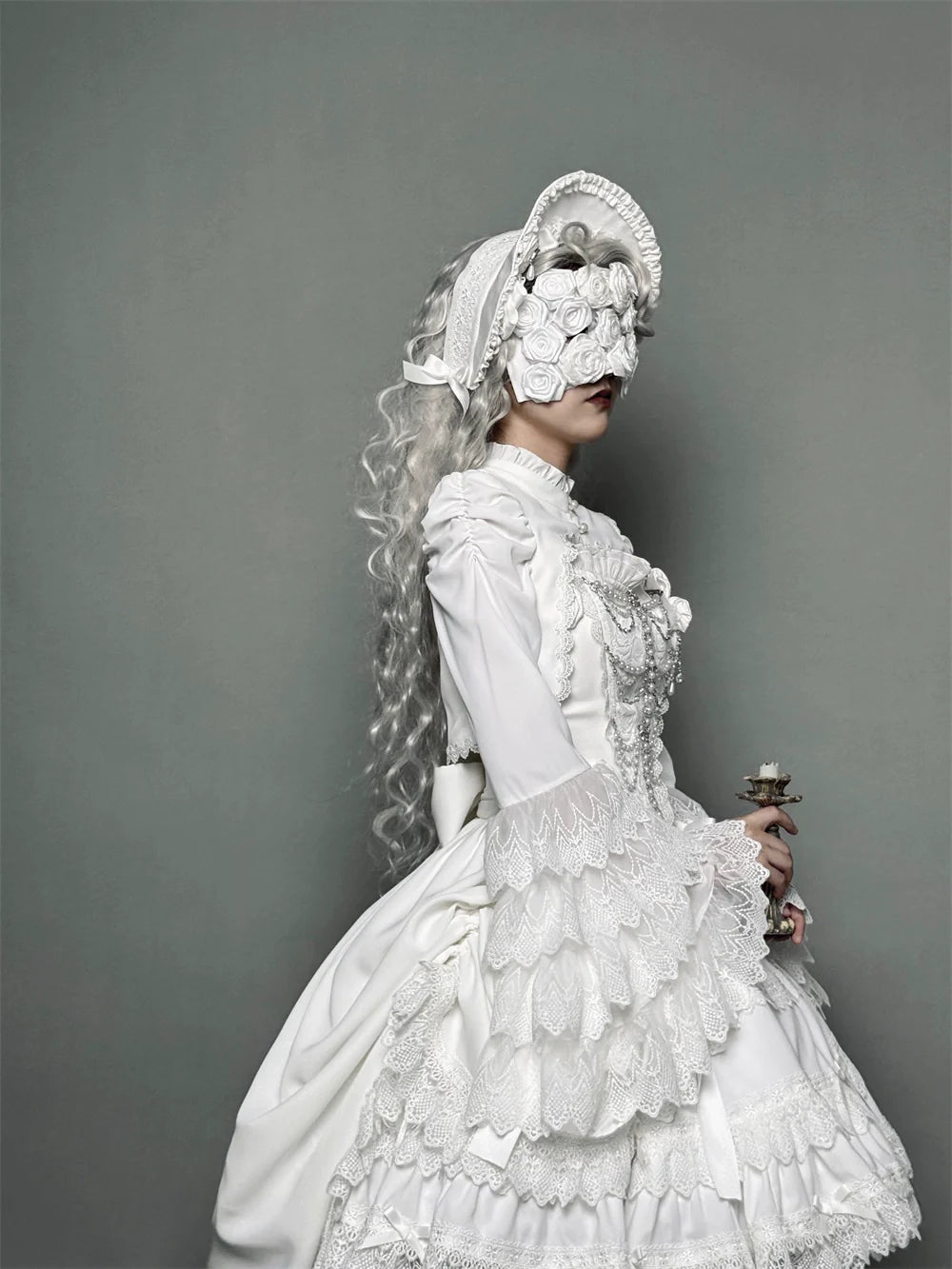 LeMiroir~Saint~Gothic Lolita Bolero Skirt Mermaid Dress Corset