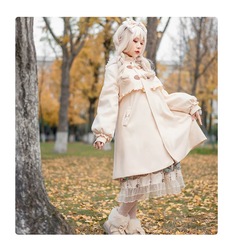 Fairy Cat~Sweet Lolita Coat Autumn and Winter Lolita Outwear