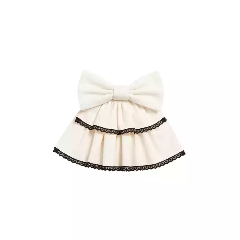 With PUJI~Rabbit&Alice~Sweet Twin Lolita OP Dress Doll Apron Dress Set