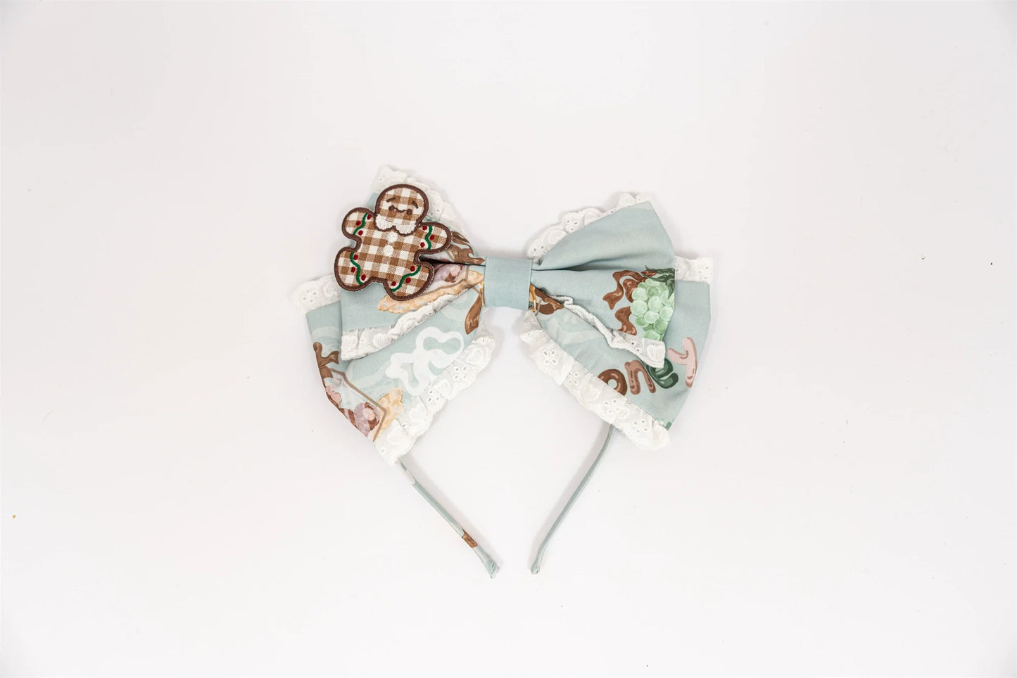 Babyblue~Bear Honey~Sweet Lolita Accessory Gingerbread Man Design