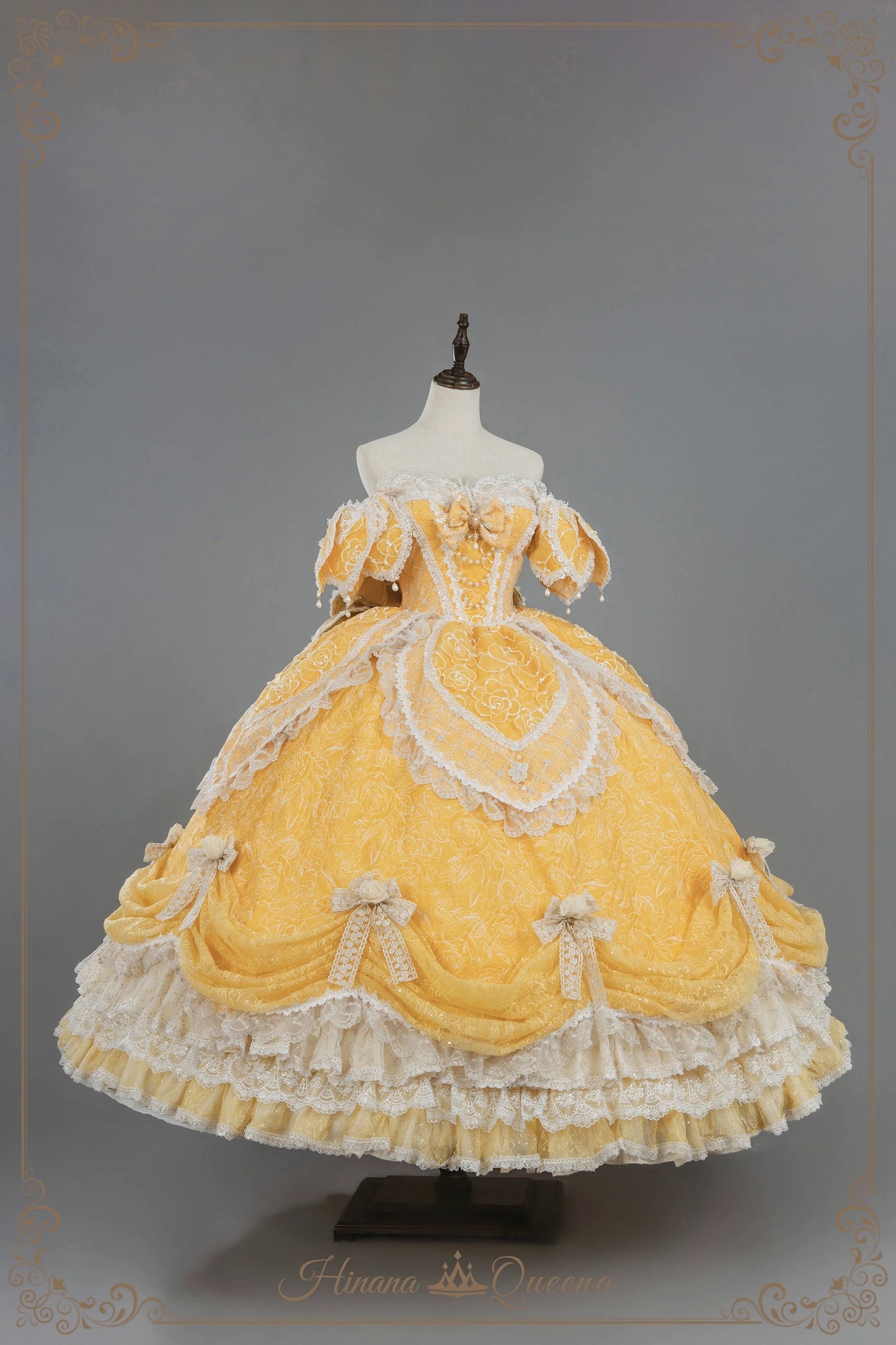 Hinana Queena~With Belle~Bridal Wedding Lolita OP Dress Available for Custom Size
