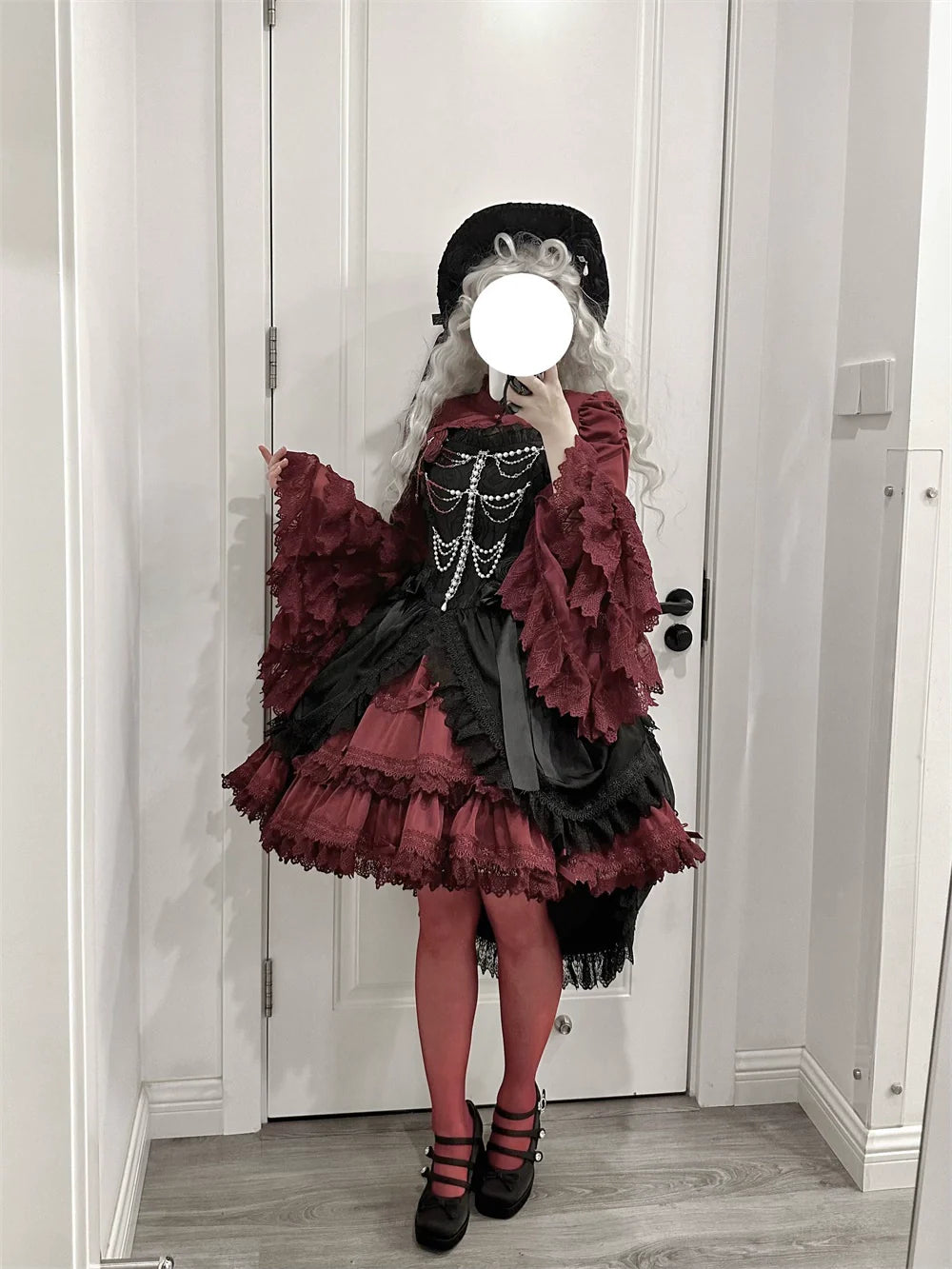 LeMiroir~Saint~Gothic Lolita Bolero Skirt Mermaid Dress Corset