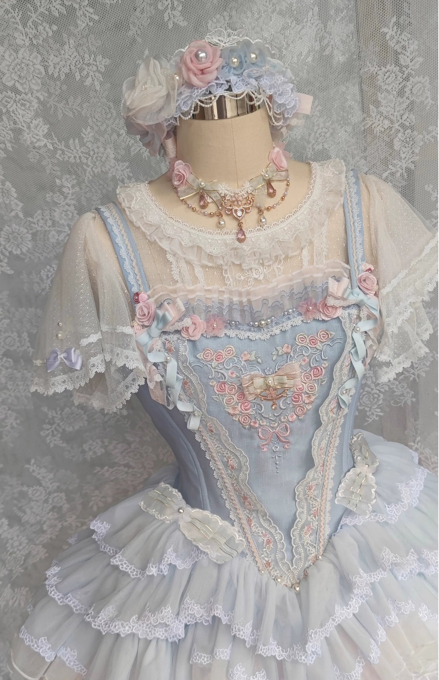(BFM)Garden Cat~Dreamy Dance Gorgeous Lolita JSK and SK
