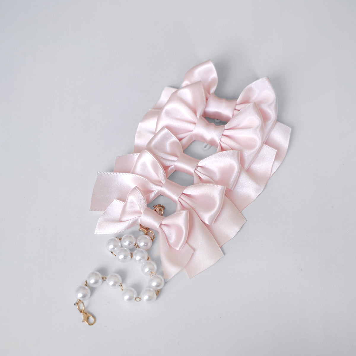 Vcastle~Sweet Crepes~Sweet Lolita Shirt with Princess Sleeves and Bow Chain