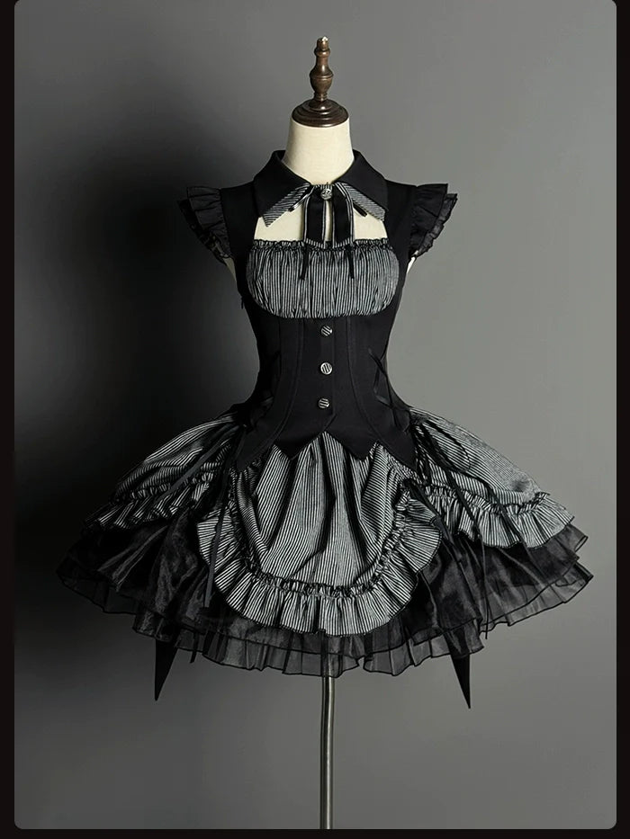 Alice Girl~Lolita Potion~Gothic Lolita JSK Halloween Sleeveless Lolita Dress