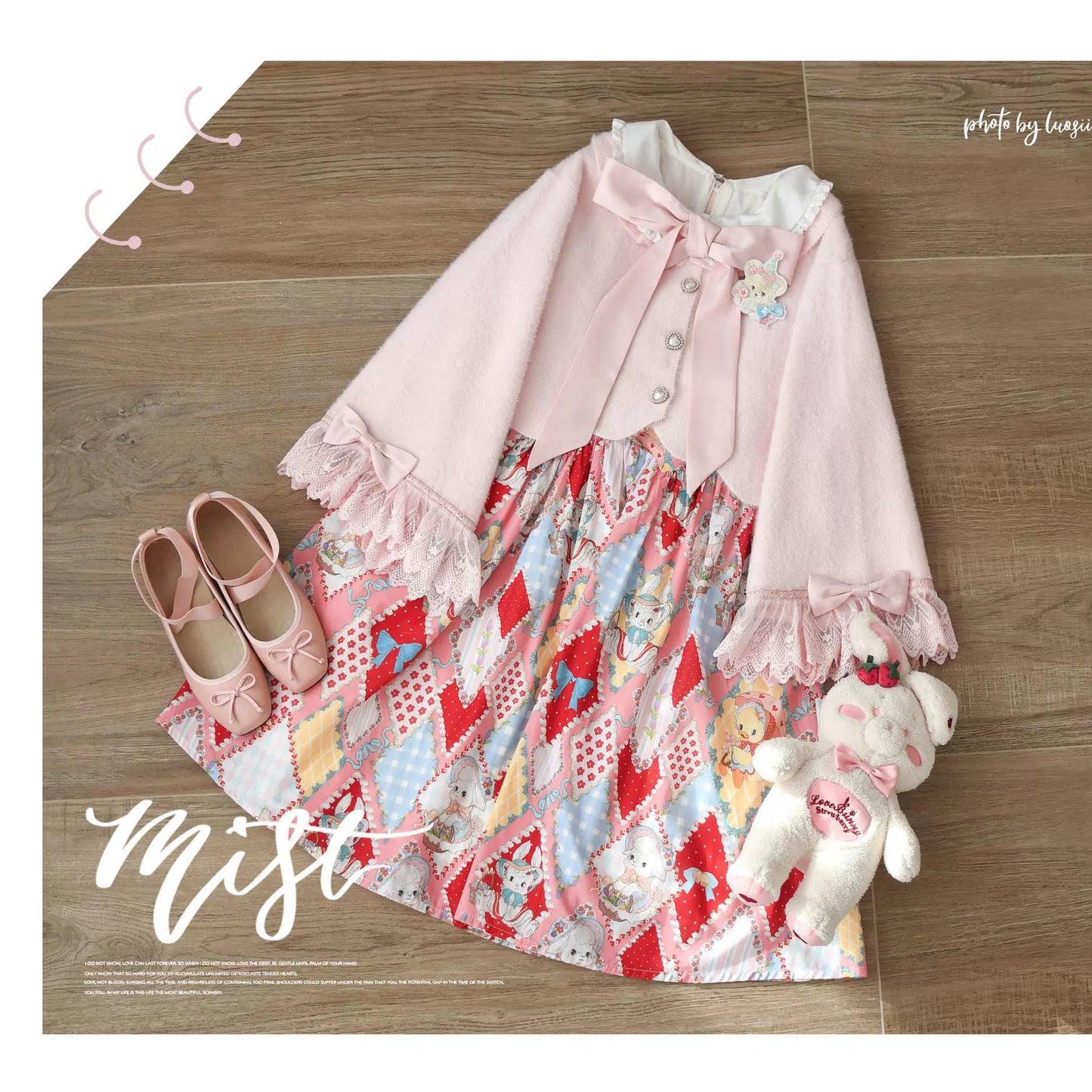 MIST~Qian's Letter~Sweet Lolita Sweater Winter Cardigan Coat