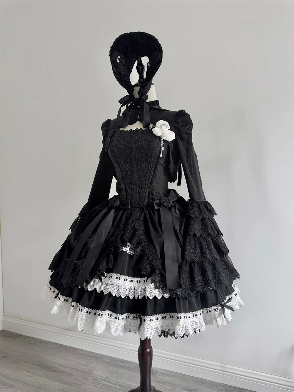 LeMiroir~Saint~Gothic Lolita Bolero Skirt Mermaid Dress Corset
