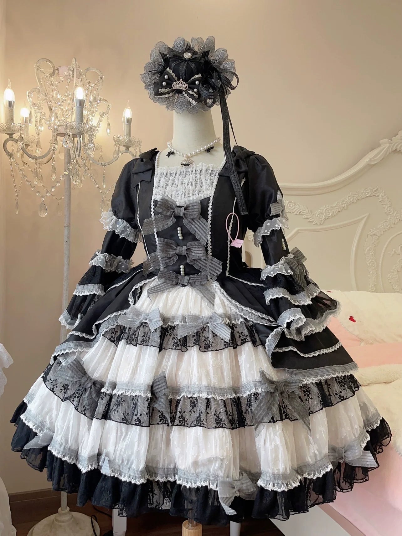 Cheese Cat~Sweet Lolita Cake Top Hat Handmade Lolita Accessory