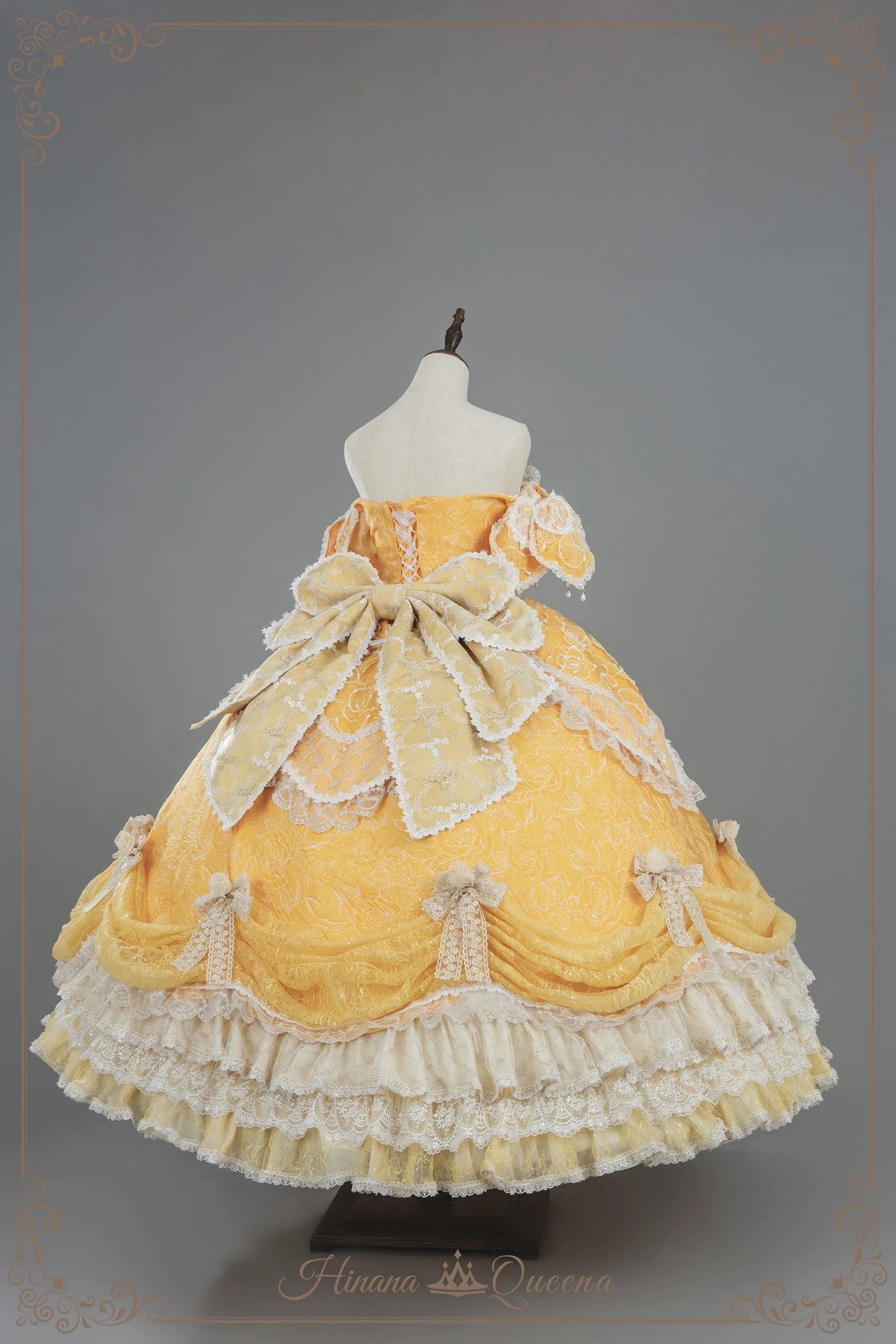 Hinana Queena~With Belle~Bridal Wedding Lolita OP Dress Available for Custom Size