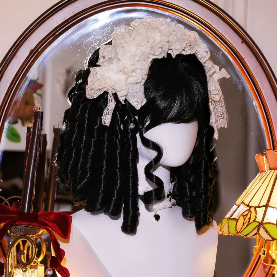 Mabuxi~33CM Sparkling Lolita Wig Roman Curls Gorgeous Court Wig
