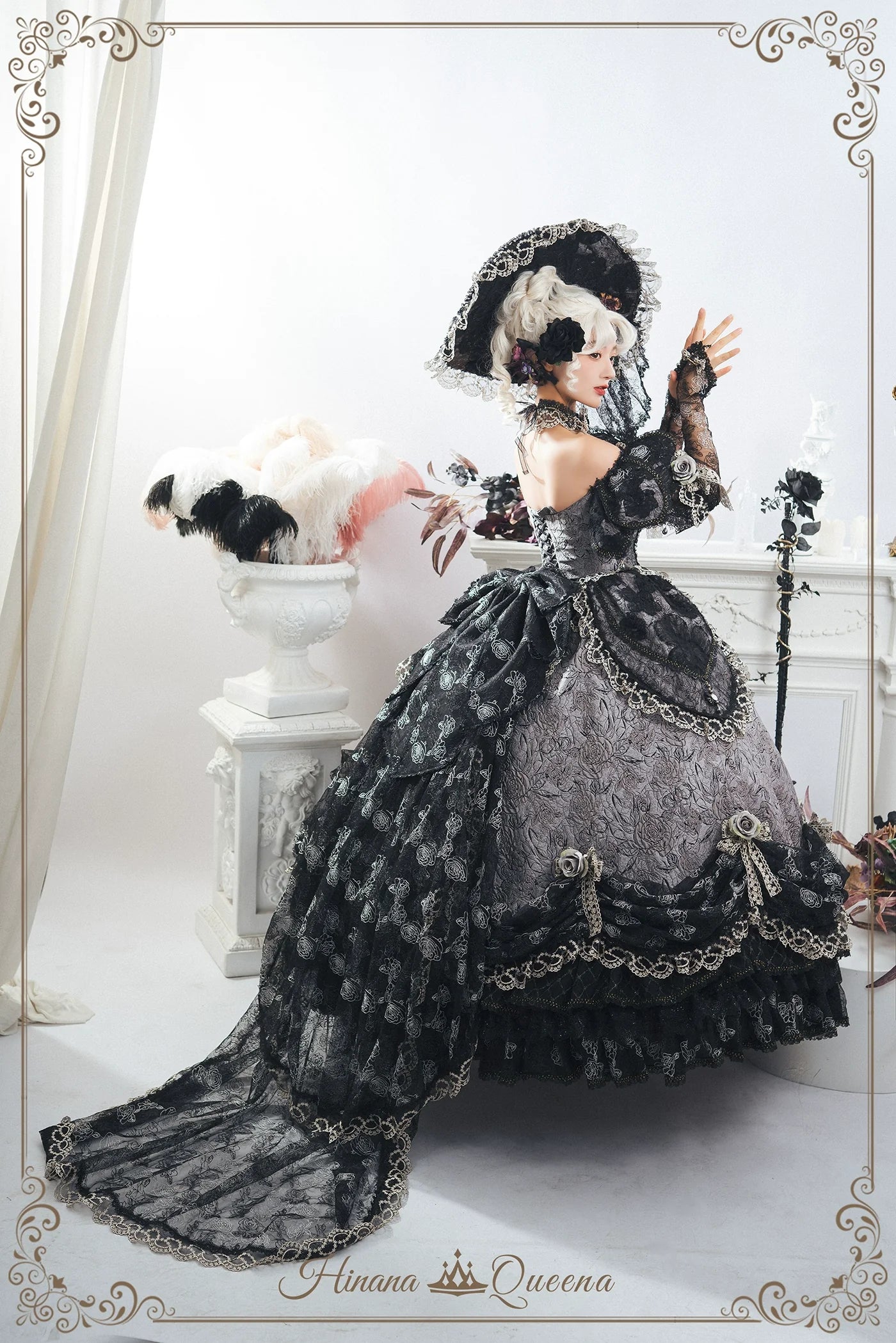Hinana Queena~With Belle~Bridal Wedding Lolita OP Dress Available for Custom Size