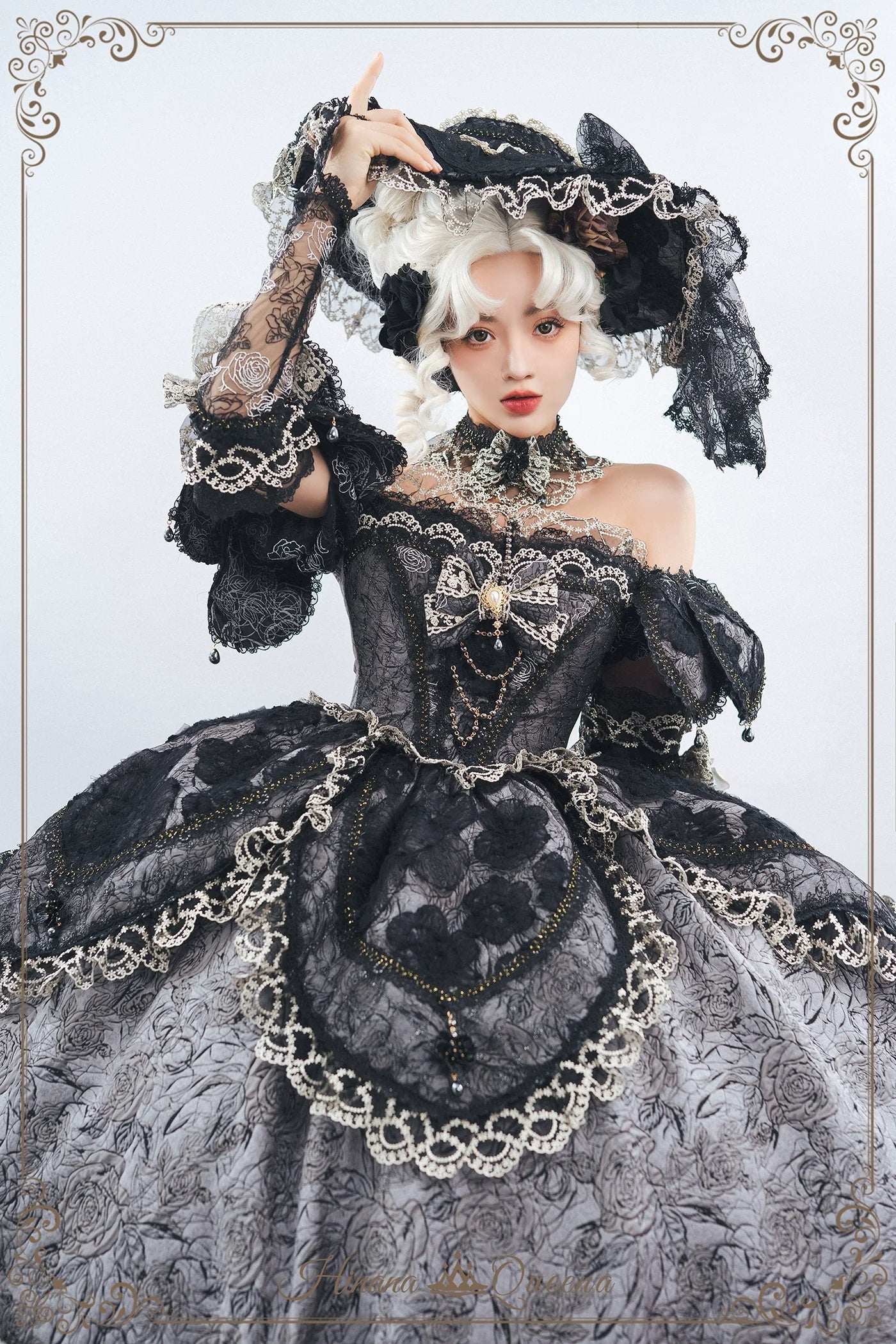 Hinana Queena~With Belle~Bridal Wedding Lolita OP Dress Available for Custom Size
