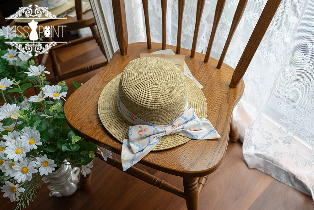 (Buyforme)Miss Point~Happy Summer Cute Lolita Hairdband Straw Hat