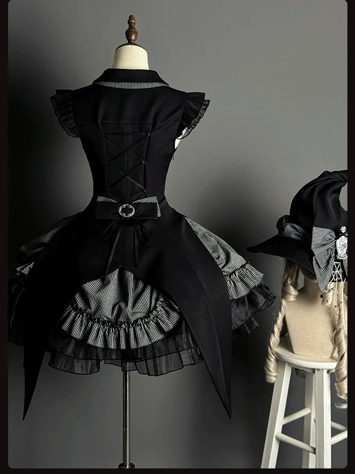Alice Girl~Lolita Potion~Gothic Lolita JSK Halloween Sleeveless Lolita Dress
